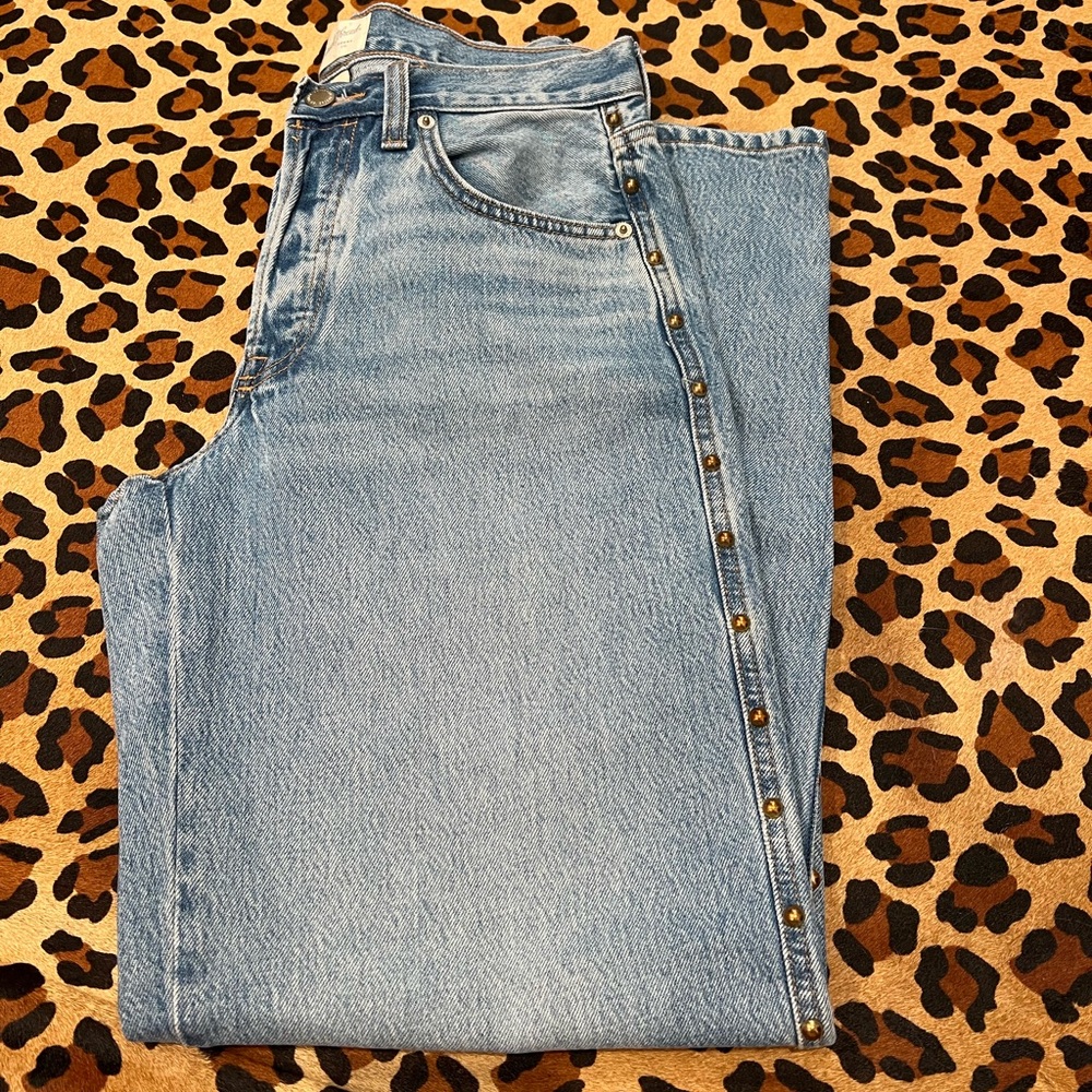 Gold Studded Jeans